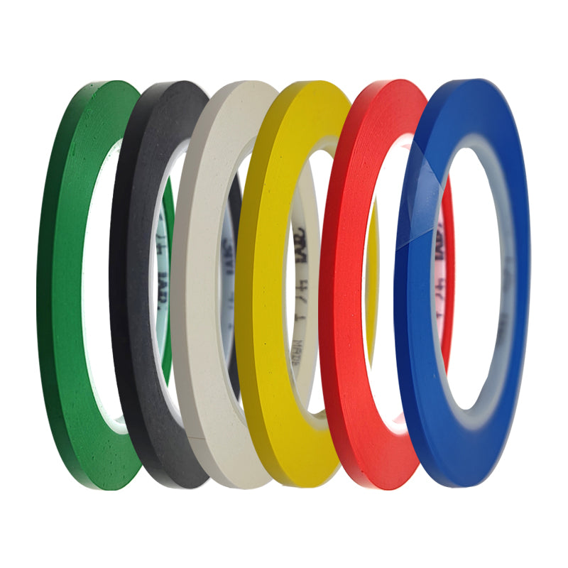 3M Vinyl Tape 471, One Side Adhesive Stripe & Floor Marking Tape, Plastic Color Coding Tape for Masking, Edging and Coding