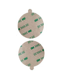 3M 9495LE Double Coated Adhesive Round Sticker Tape, Diameter 50mm （1.97"), Clear Circle Disc