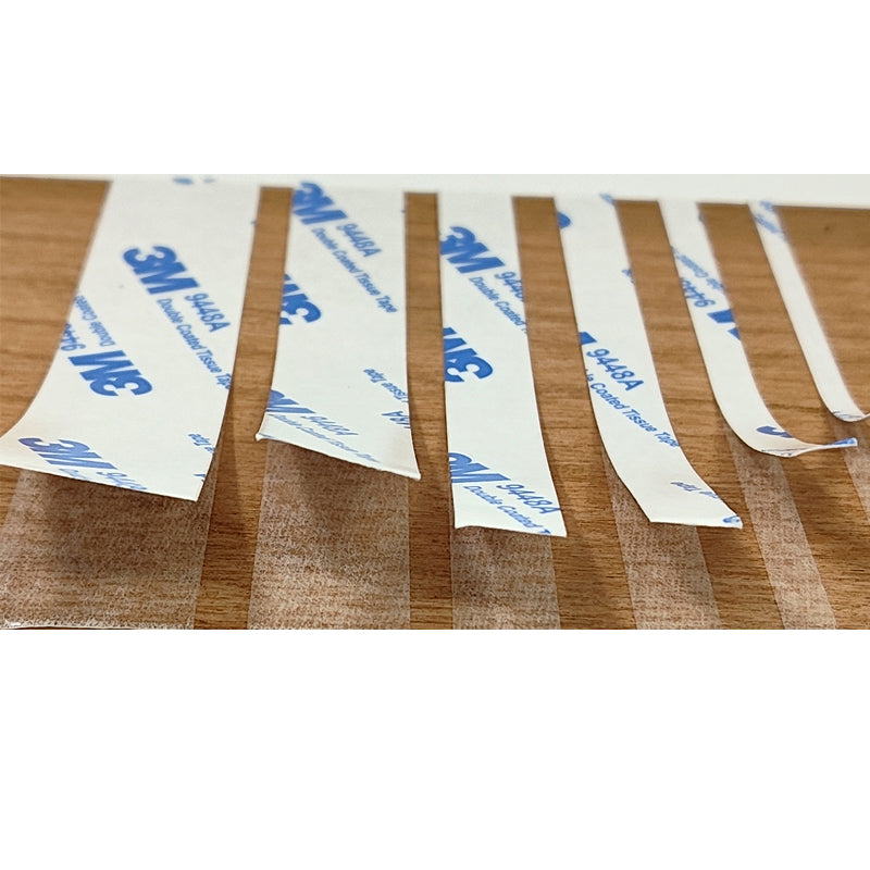 3M 9448A Double Coated Tissue Tape – 50 m Roll, Translucent