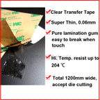 3M 467 Double Coated Adhesive Sheet, Like A4 size (210x297mm)/(8.27"x11.69"),High Temperature Resist