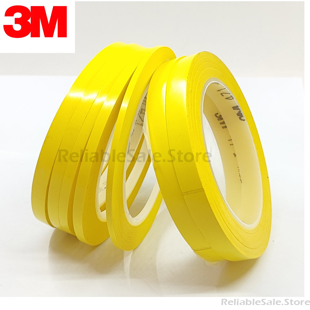 3M Vinyl Tape 471, One Side Adhesive Stripe & Floor Marking Tape, Plastic Color Coding Tape for Masking, Edging and Coding