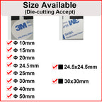 100circles/pack 3M9448A Two Sides Sticky Round Disct Sticker for Wax Seals Stamp