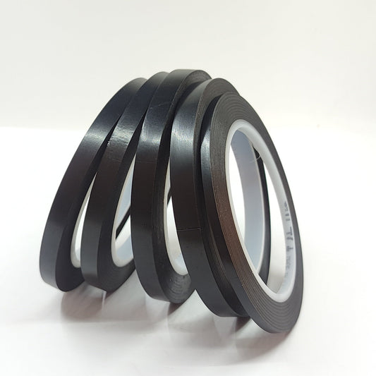 3M Vinyl Tape 471 Black, Car Auto Motorcycle Helmet Decoration Tape, Vinyl Stripe Pinstripe Tape for Curved Surfaces & Body Decal, Rubber Adhesive