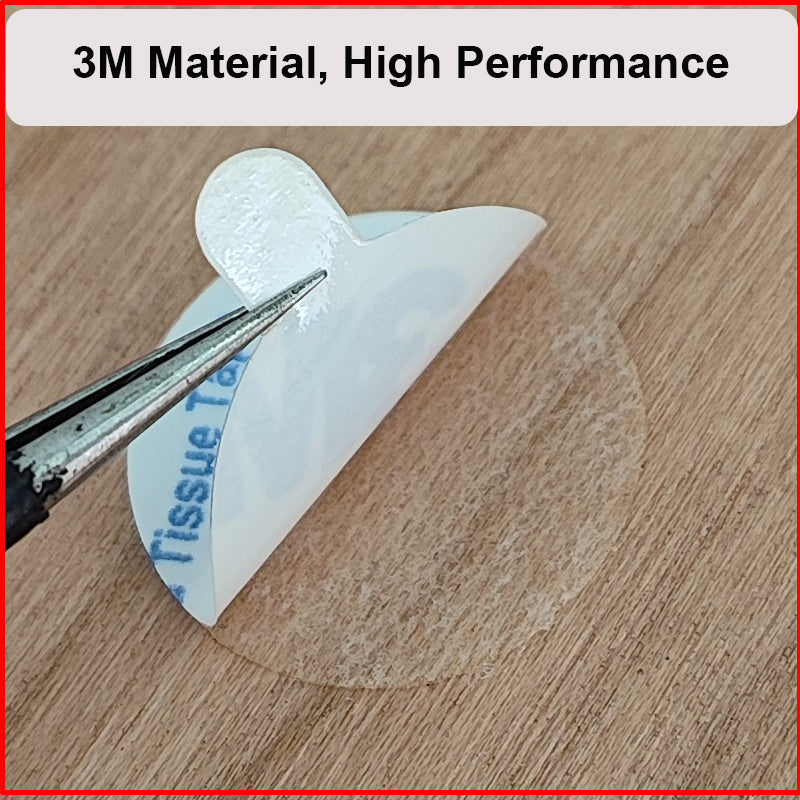 3000 circles, 3M 9448A Double Sticky Circle Disc for Wax Seal, Multi Size Options, with Easy Peel Tab