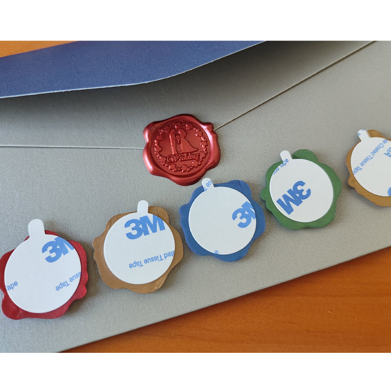 3000 circles, 3M 9448A Double Sticky Circle Disc for Wax Seal, Multi Size Options, with Easy Peel Tab